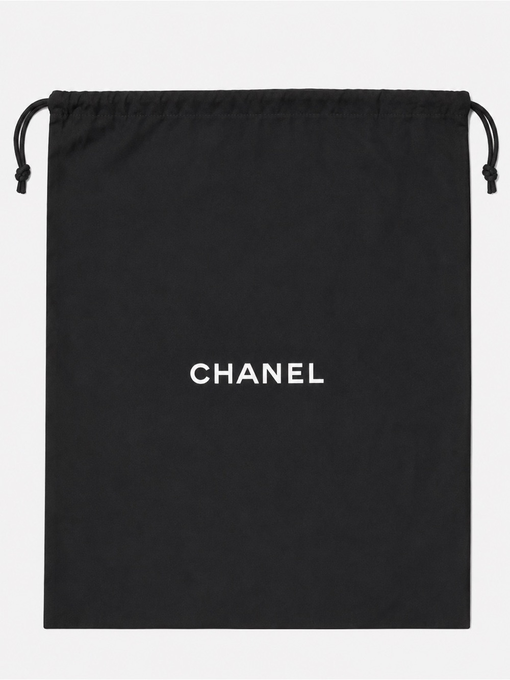 CHANEL Black M Drawstring Dust Bag